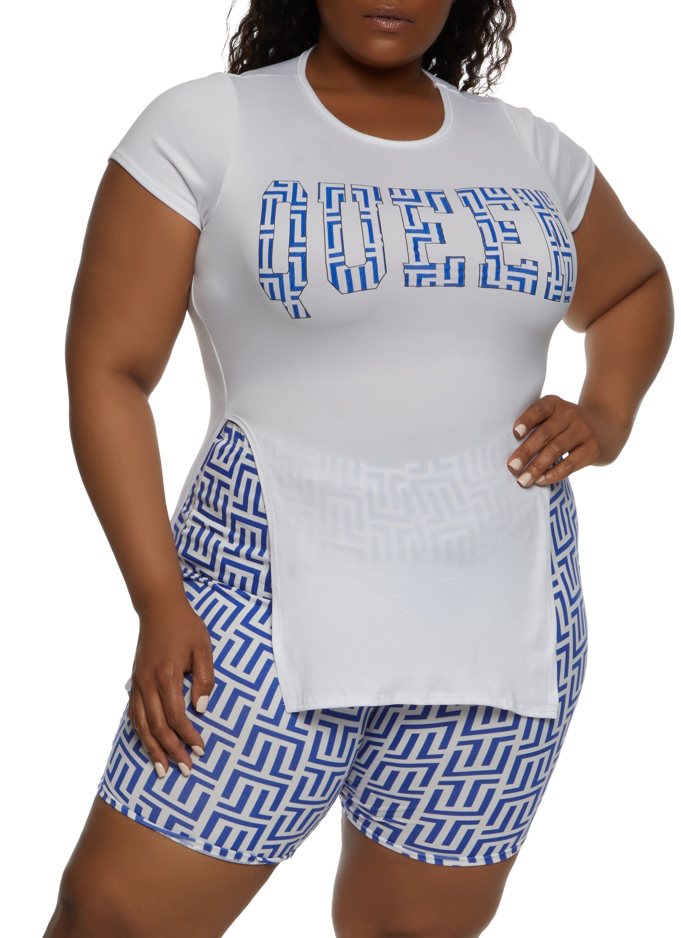 Plus Size Queen Graphic Tunic Tee sold by Rainbow product image thumbnail 2