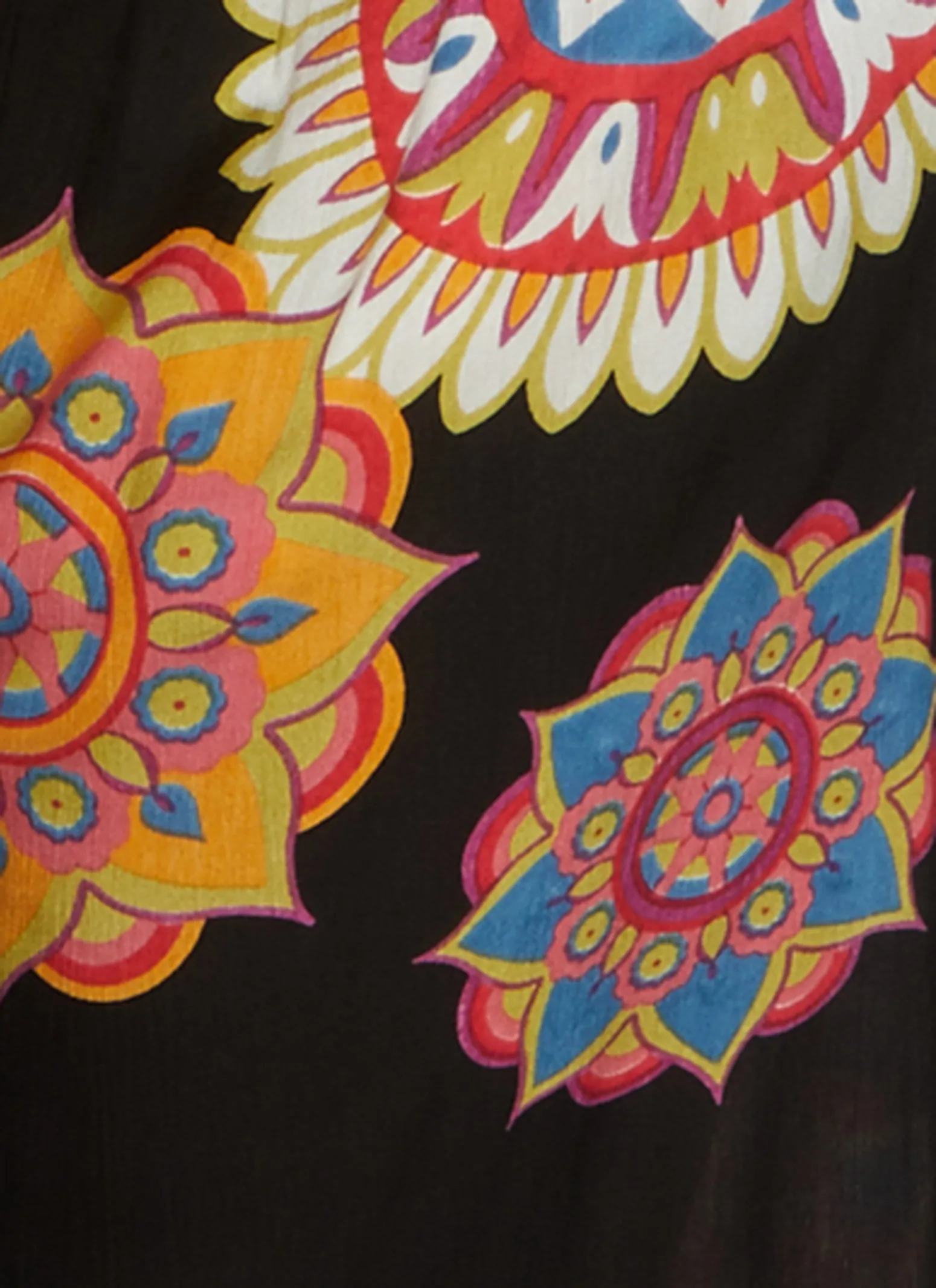 Plus Size Printed Side Slit Wide Leg Pants sold by Rainbow product image thumbnail 3