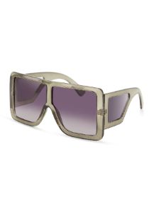 Oversized Ombre Shield Sunglasses sold by Rainbow