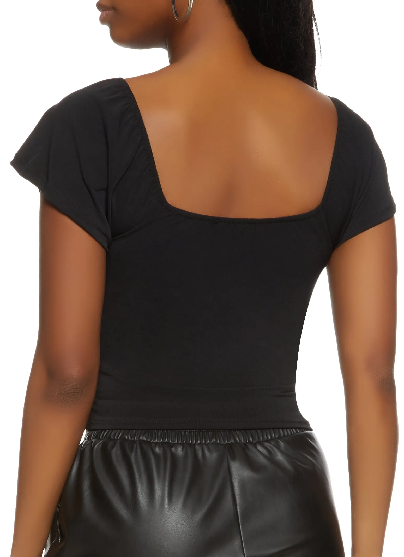 Ruched Front Cap Sleeve Top sold by Rainbow product image thumbnail 2