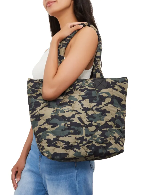 Camo Puffer Tote Bag sold by Rainbow