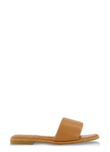 Single Band Square Toe Slide Sandals sold by Rainbow