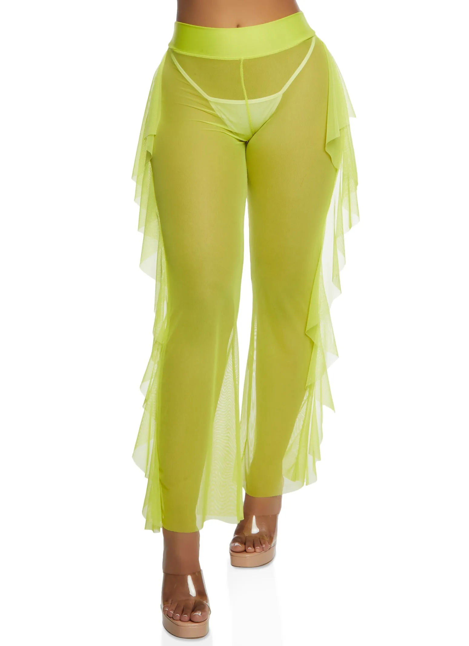 Sheer Mesh Cover Up Pants sold by Rainbow product image thumbnail 2