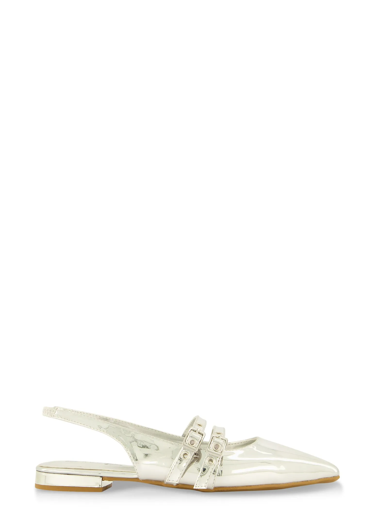 Double Buckle Slingback Flats sold by Rainbow product image thumbnail 2