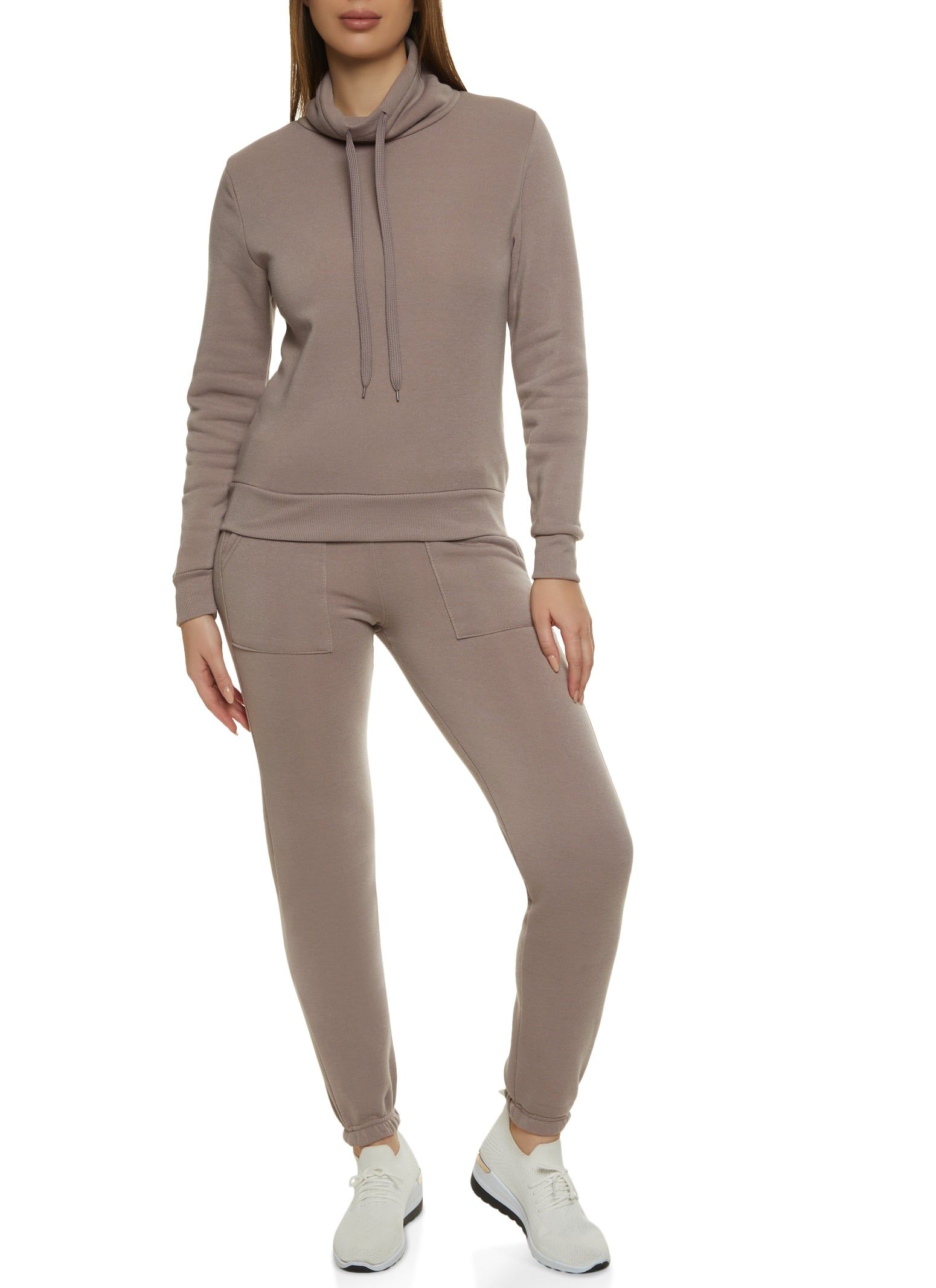 Fleece Funnel Neck Sweatshirt sold by Rainbow product image thumbnail 2