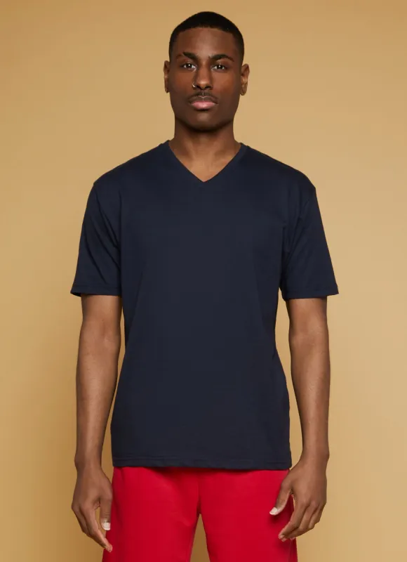 Mens Basic V Neck Tee sold by Rainbow