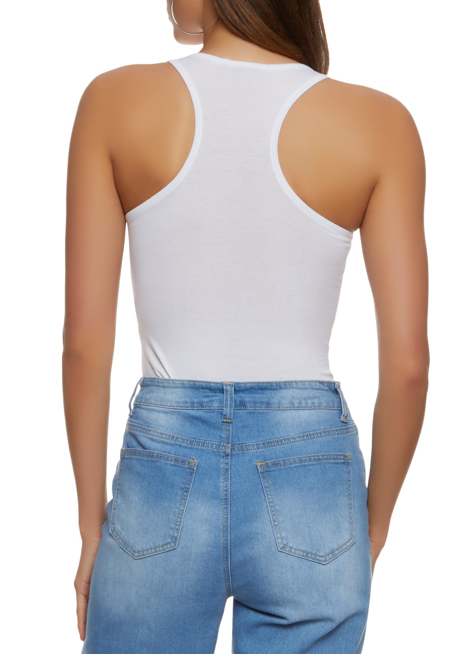 V Neck Tank Bodysuit sold by Rainbow product image thumbnail 3