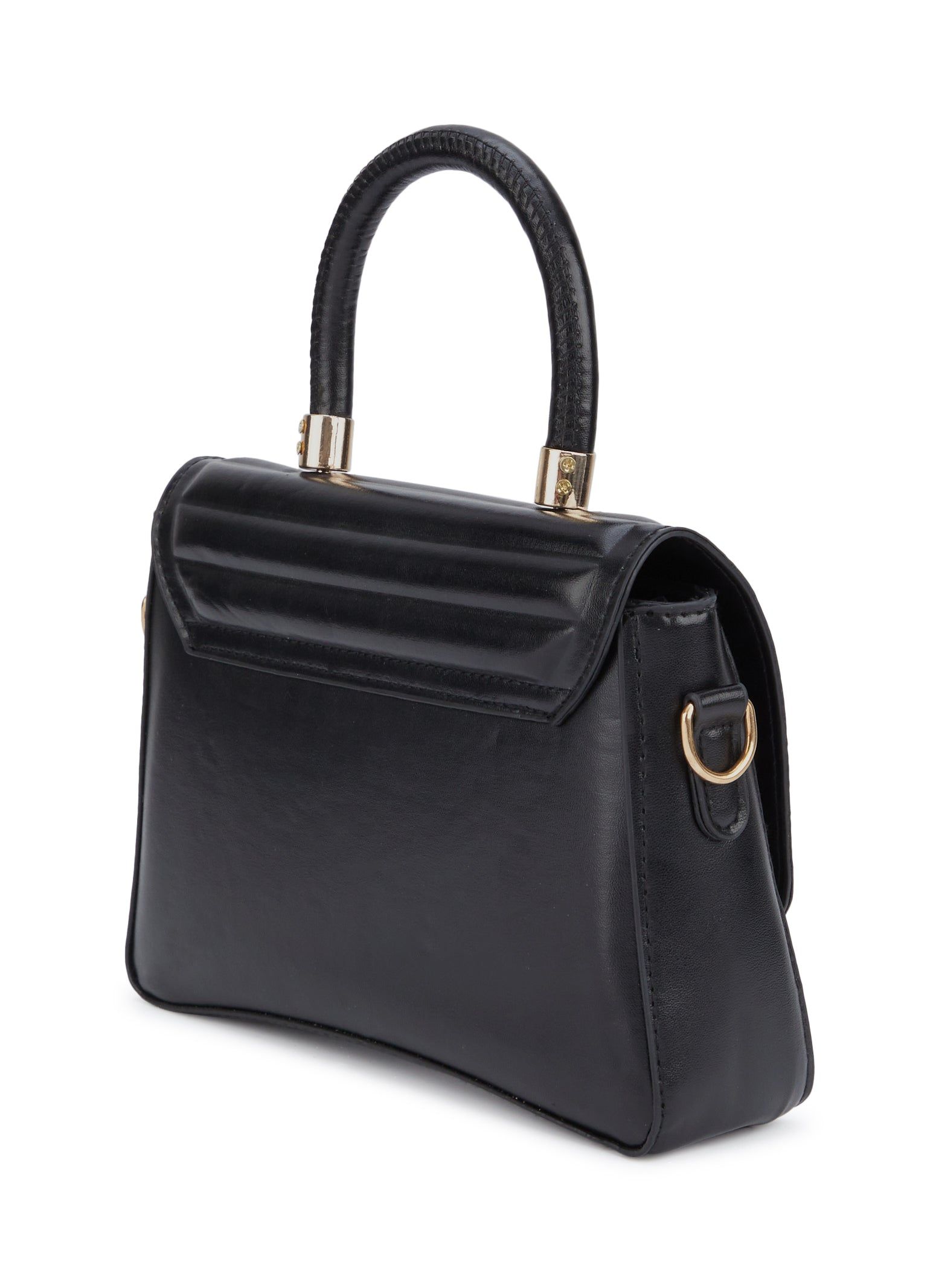 Faux Leather Quilted Flap Crossbody Bag sold by Rainbow product image thumbnail 3