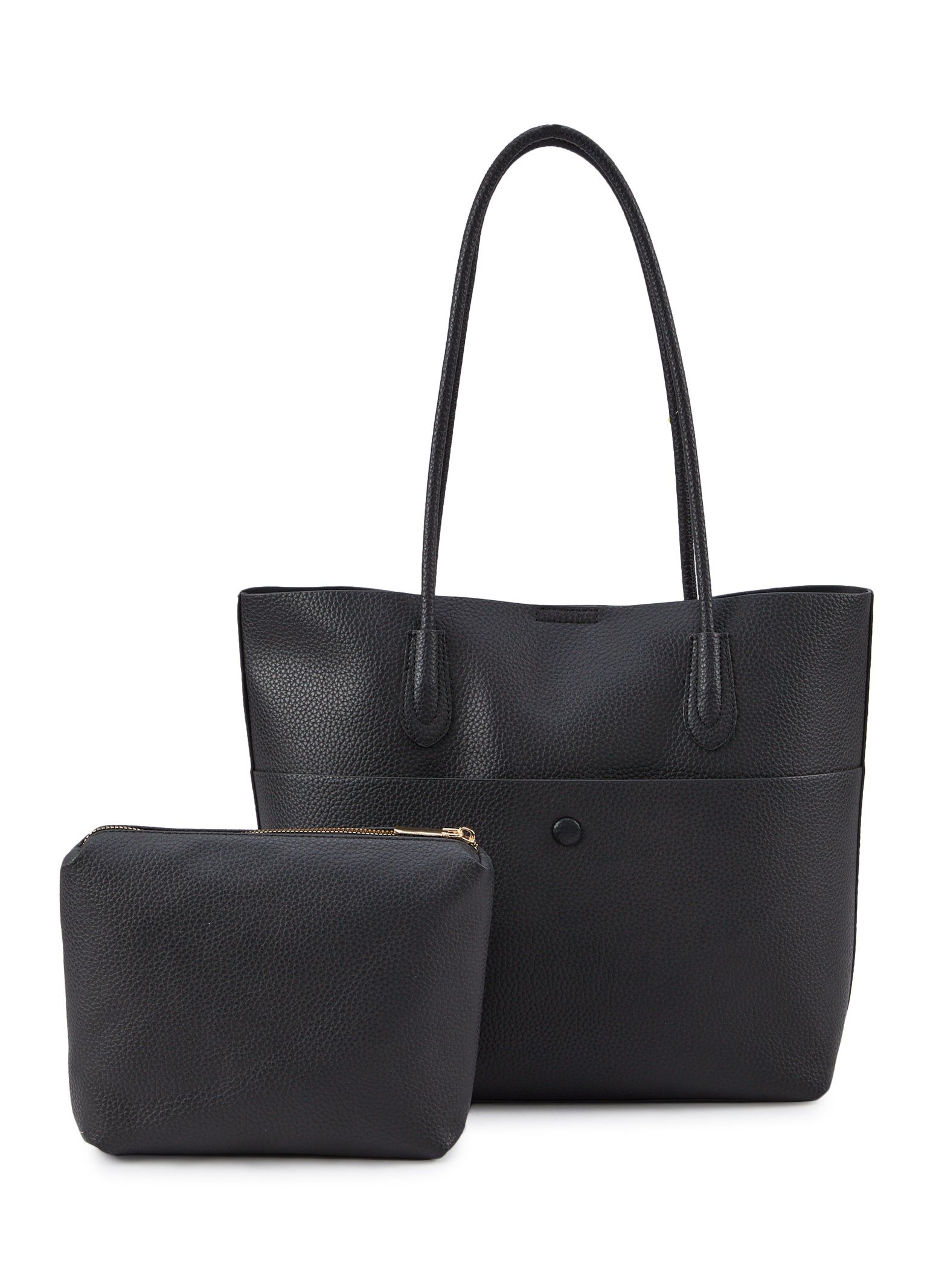 Faux Leather Tote Bag and Pouch Set sold by Rainbow product image thumbnail 2