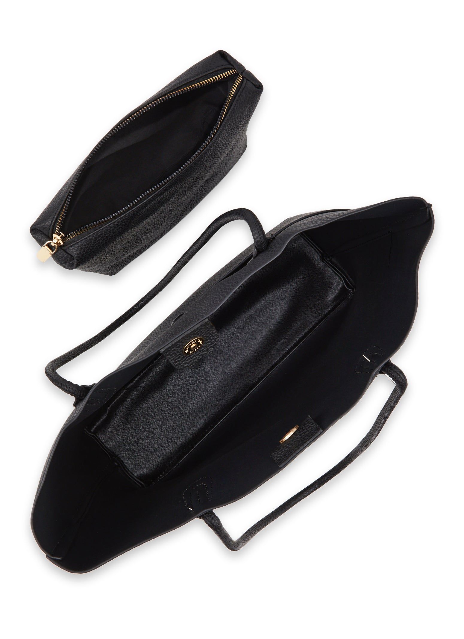 Faux Leather Tote Bag and Pouch Set sold by Rainbow product image thumbnail 5