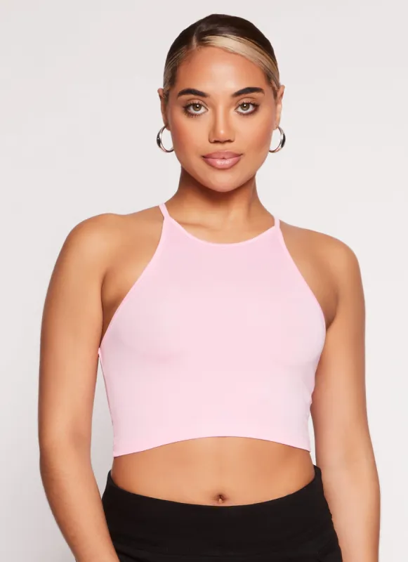 Daisy High Neck Cropped Cami sold by Rainbow