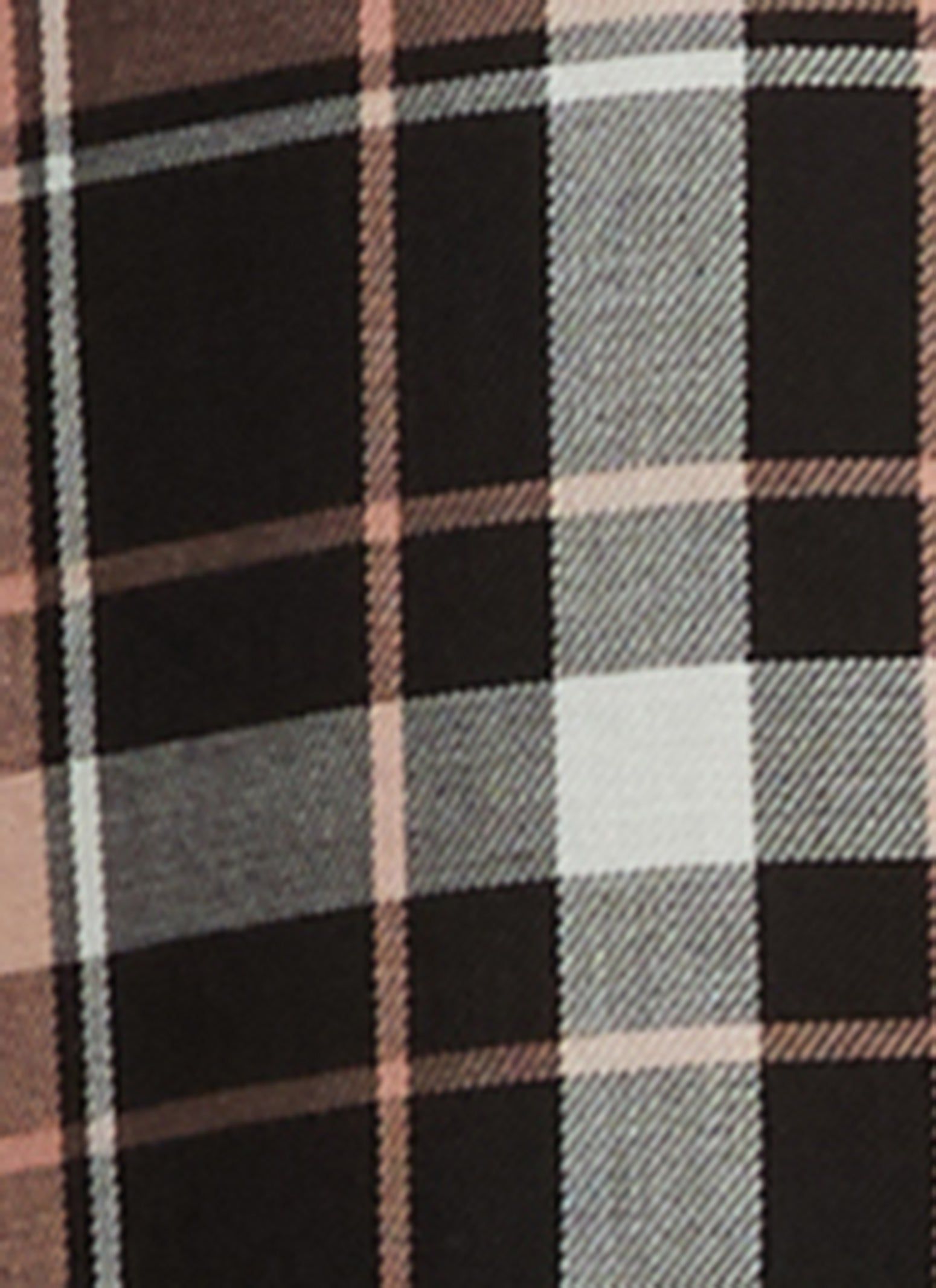 Plaid Tabbed Sleeve Button Down Top sold by Rainbow product image thumbnail 3