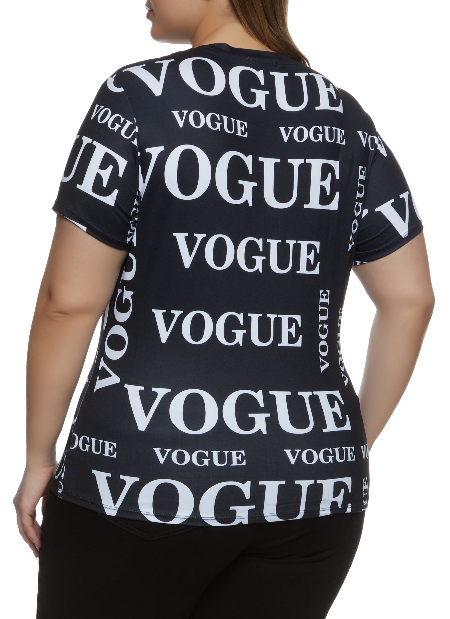 Plus Size Vogue Graphic Print T Shirt sold by Rainbow product image thumbnail 2