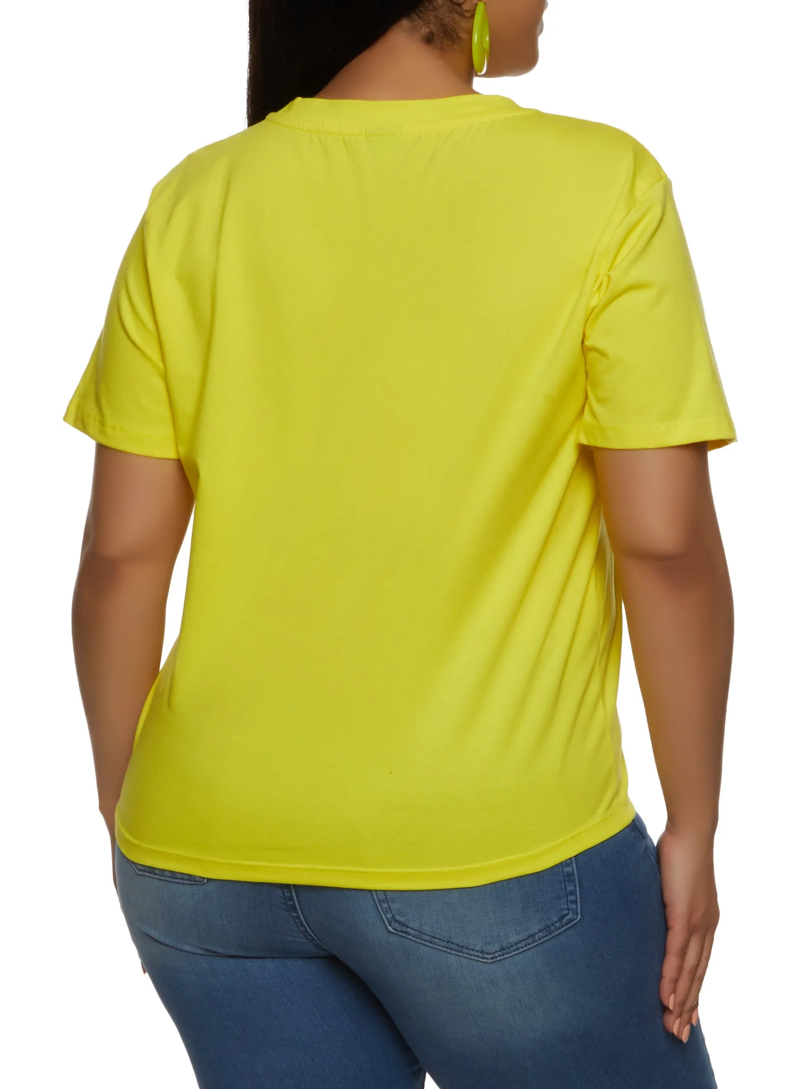 Plus Size Black Queen Rhinestone Graphic Tee sold by Rainbow product image thumbnail 2