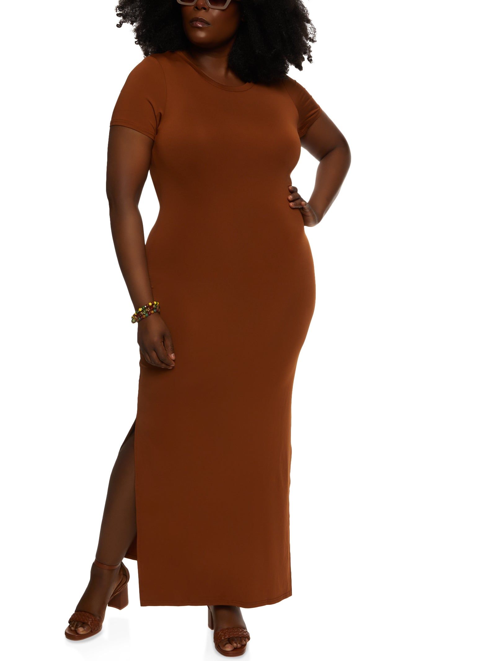 Plus Size T Shirt Maxi Dress sold by Rainbow product image thumbnail 2