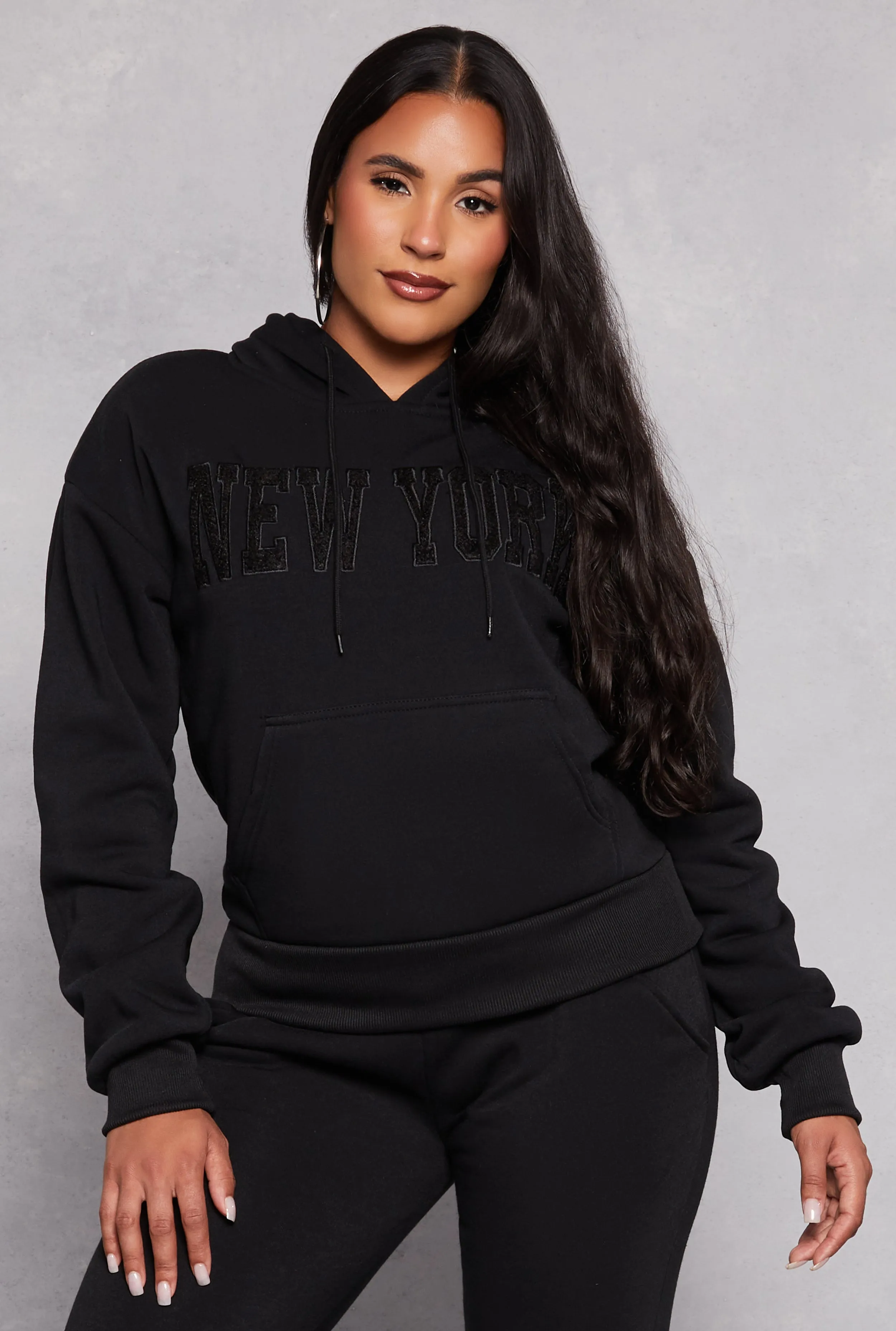Fleece New York Pullover Hoodie sold by Rainbow