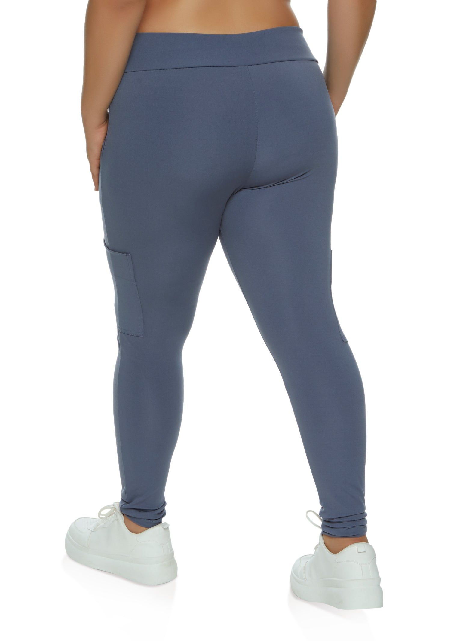 Plus Size Pocket Detail High Waist Leggings sold by Rainbow product image thumbnail 2