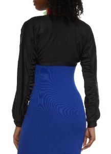 Ruched Long Sleeve Bolero sold by Rainbow