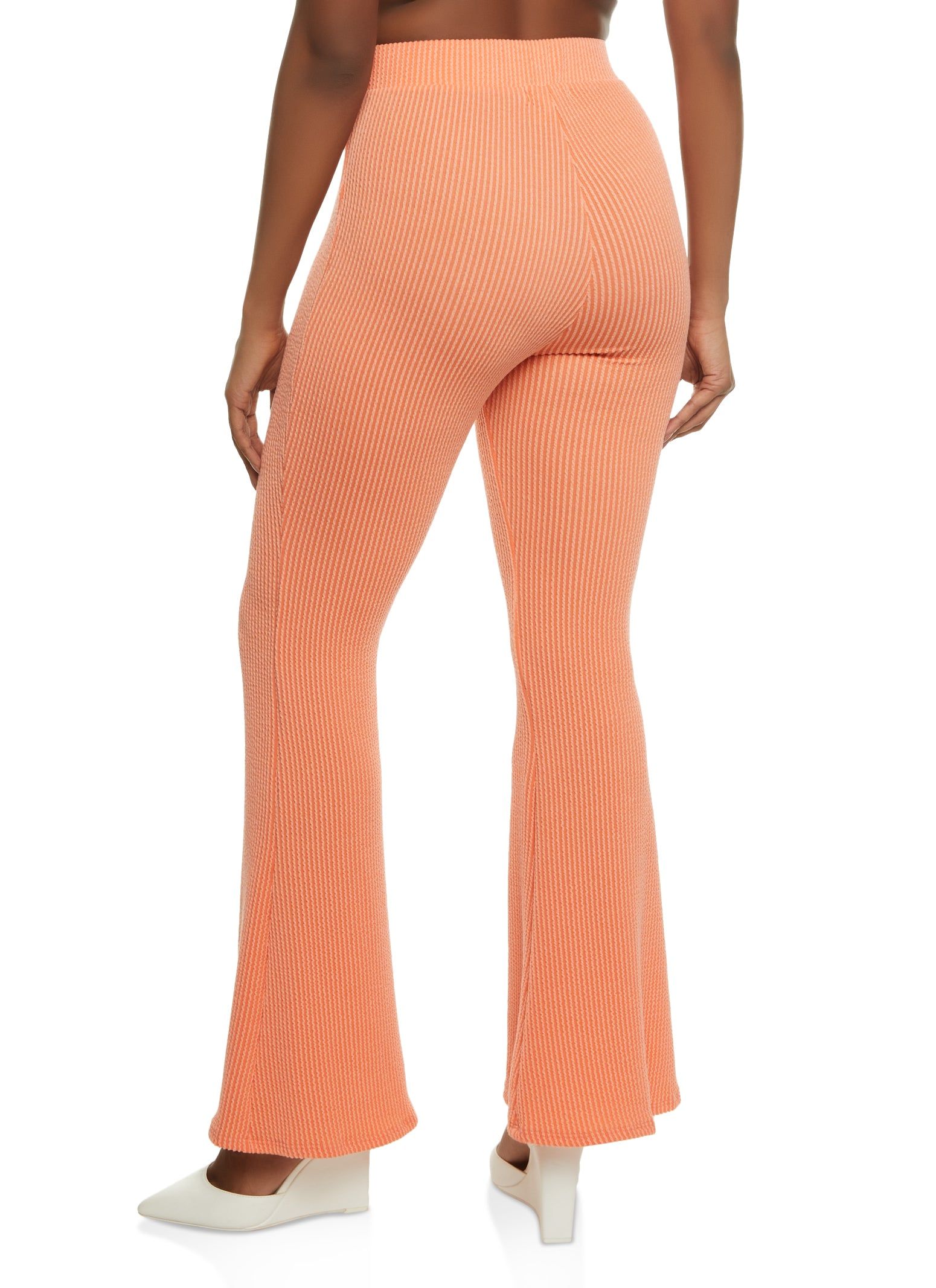 Ribbed High Waisted Flare Pants sold by Rainbow product image thumbnail 2