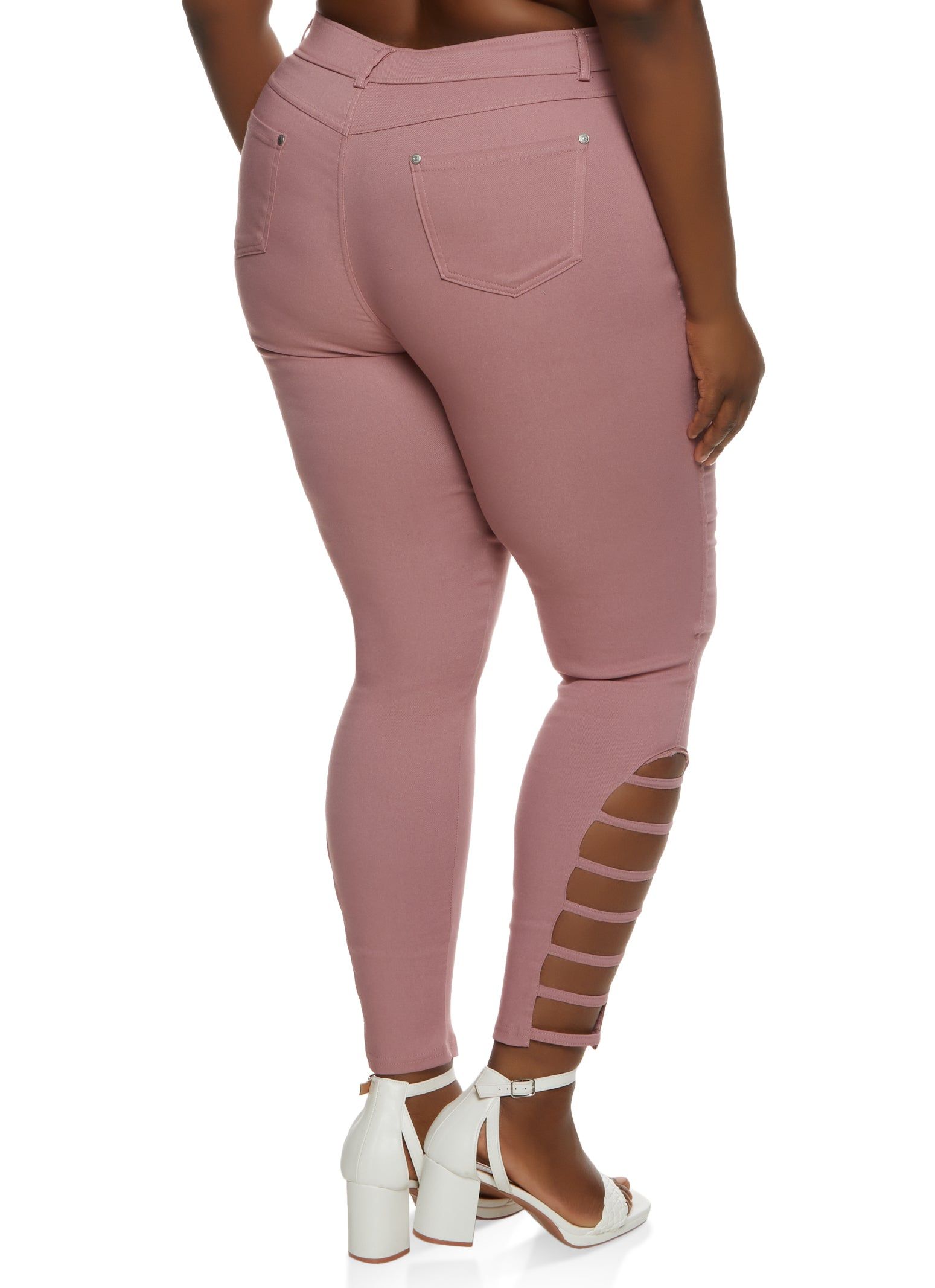 Plus Size Side Caged Detail Hyperstretch Pants sold by Rainbow product image thumbnail 2