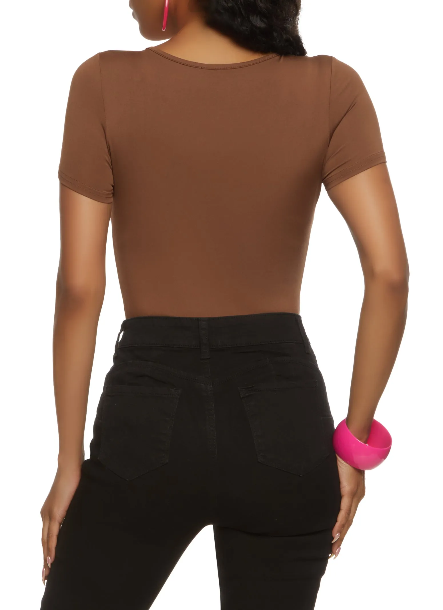 Daisy Short Sleeve Scoop Bodysuit sold by Rainbow product image thumbnail 3