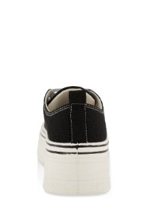 Canvas Lace Up Platform Sneakers sold by Rainbow