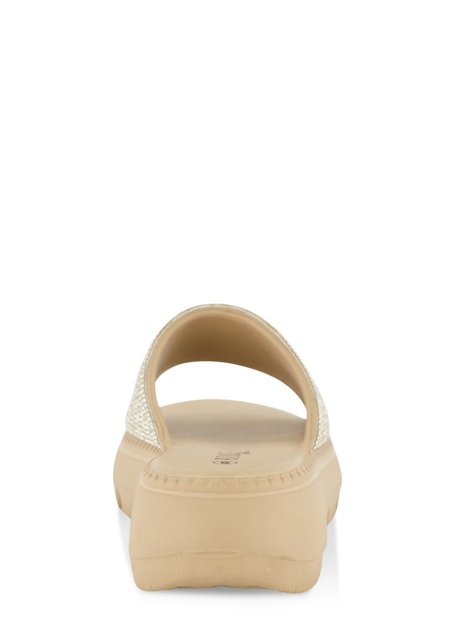 Rhinestone Band Lug Sole Slide Sandals sold by Rainbow product image thumbnail 3