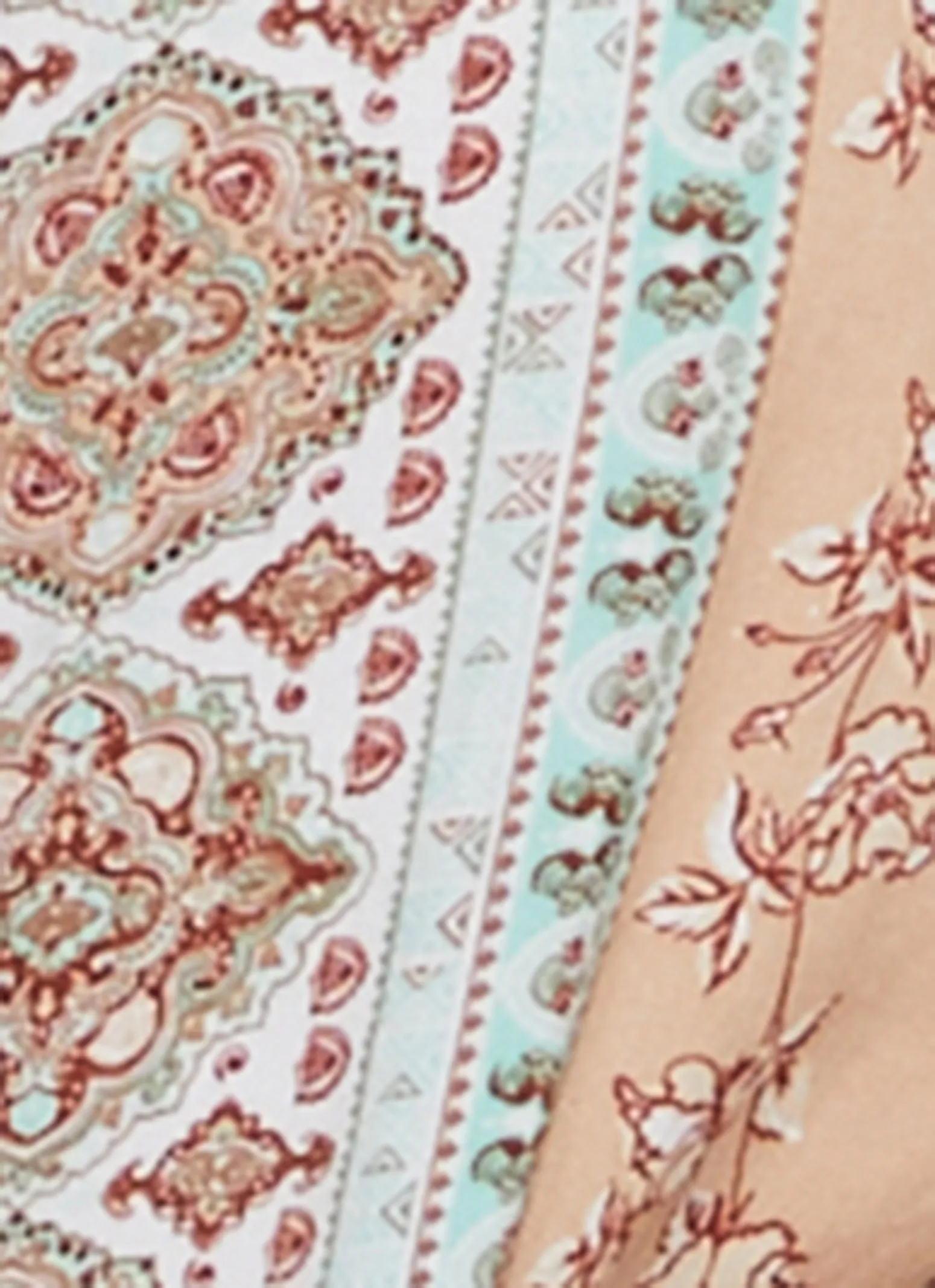 Printed Strapless Romper sold by Rainbow product image thumbnail 3