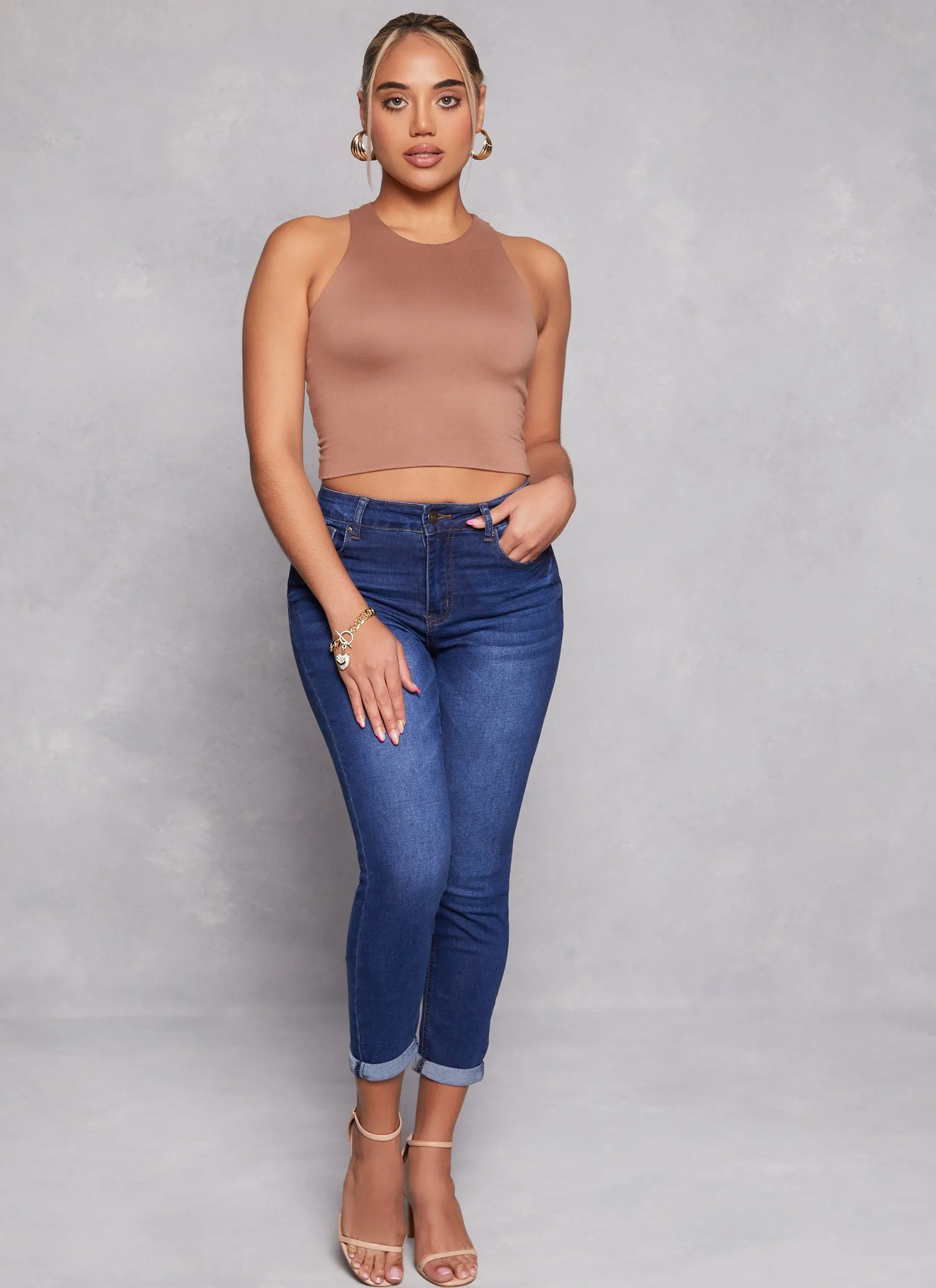 Double Layered Racerback Tank Top sold by Rainbow product image thumbnail 2