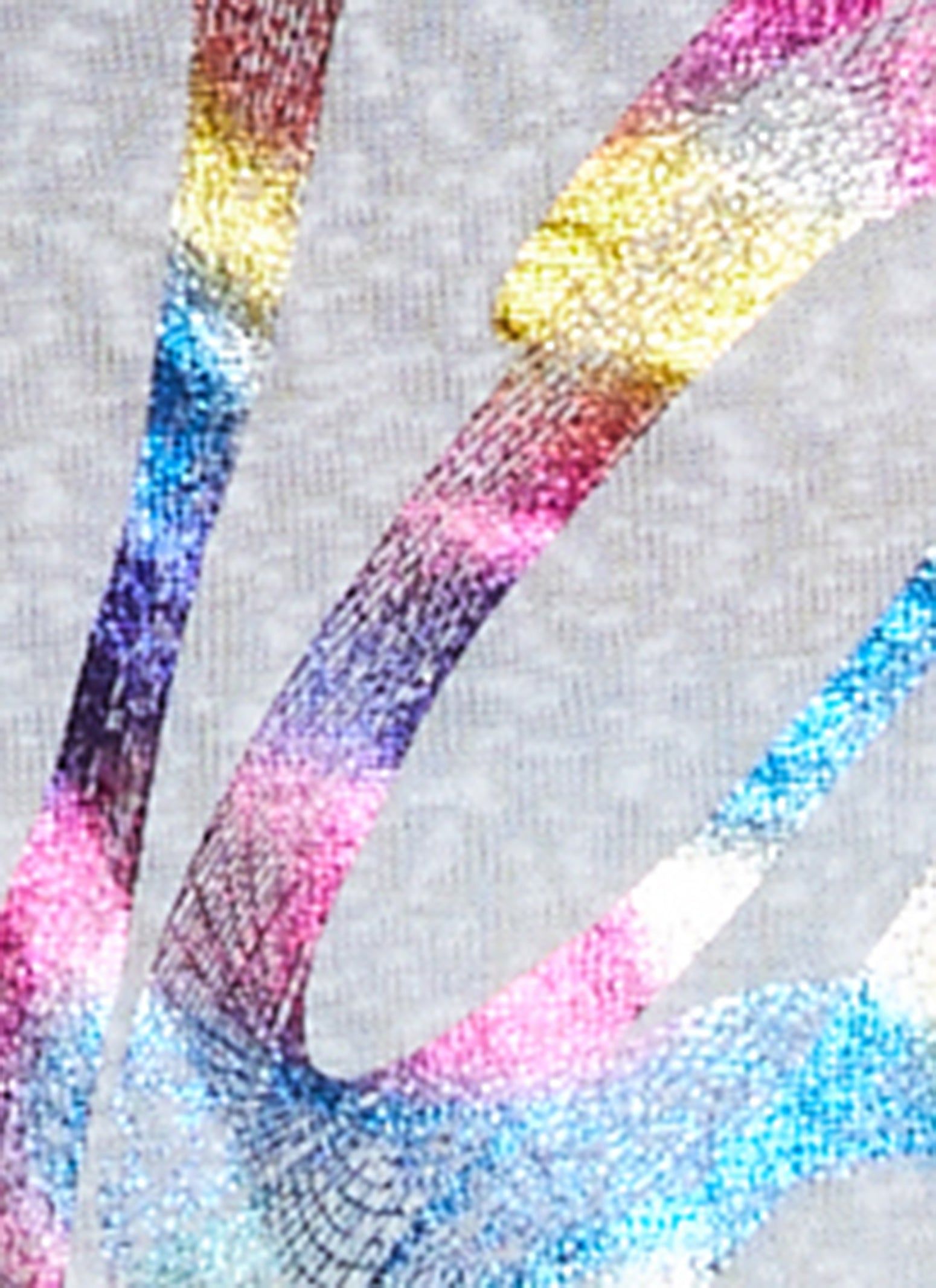 Plus Size Foil Screen High Low Shirt with Necklace sold by Rainbow product image thumbnail 3