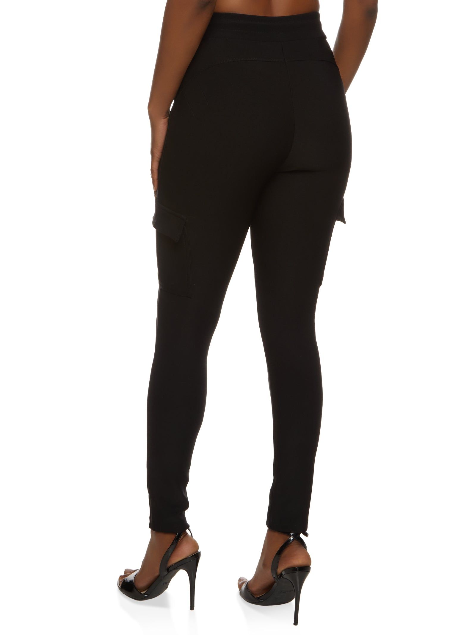 Cargo Pocket Skinny Drawstring Pants sold by Rainbow product image thumbnail 2