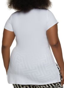 Plus Size Queen Graphic Tunic Tee sold by Rainbow