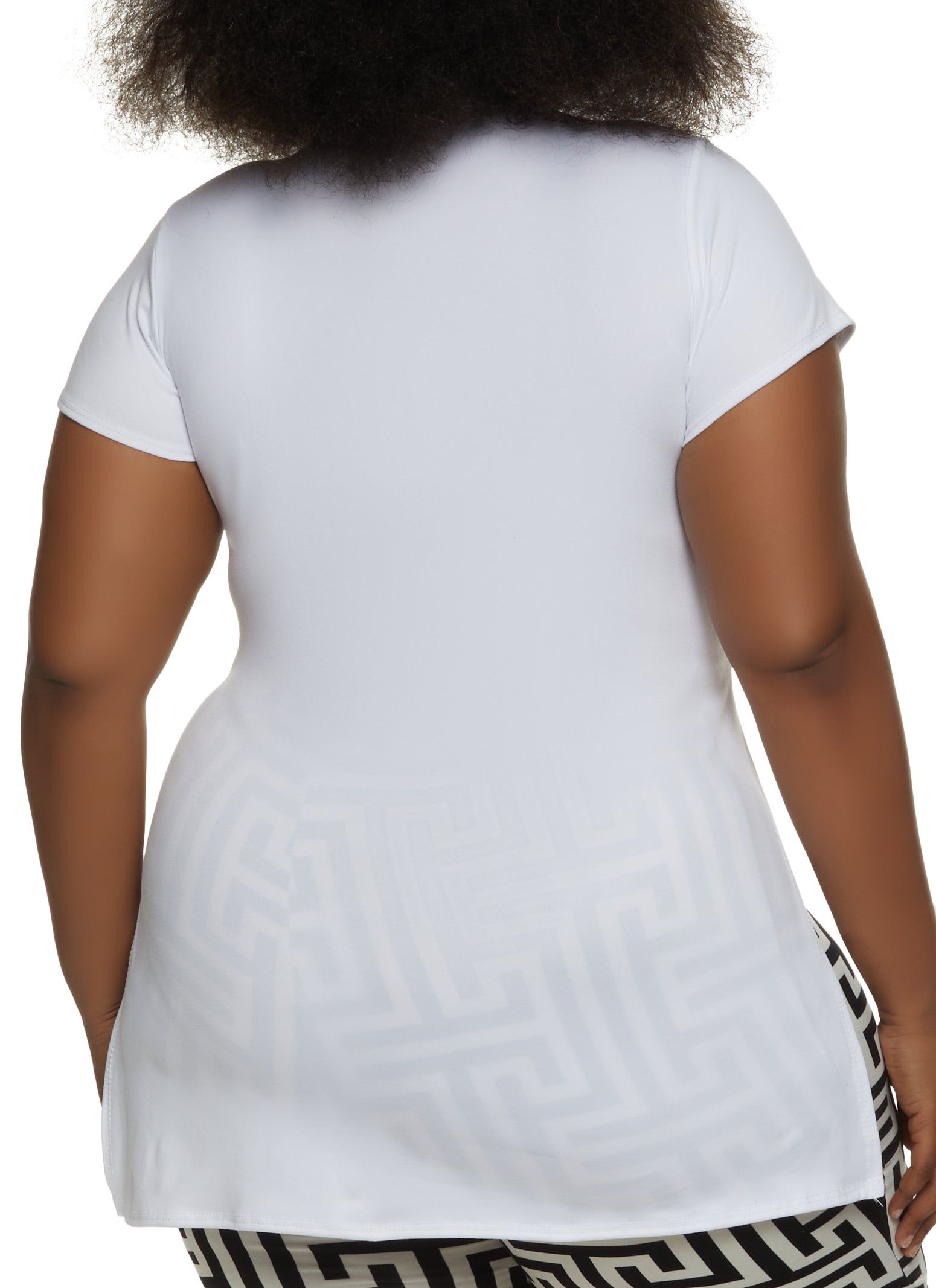 Plus Size Queen Graphic Tunic Tee sold by Rainbow product image thumbnail 3