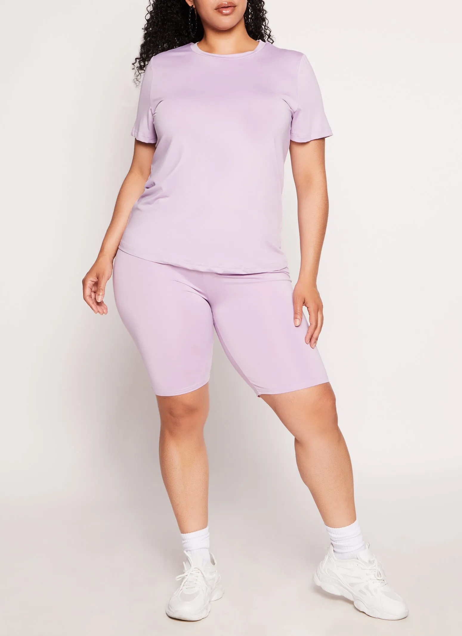 Plus Size Daisy Basic Soft Knit Short Sleeve Top sold by Rainbow product image thumbnail 2