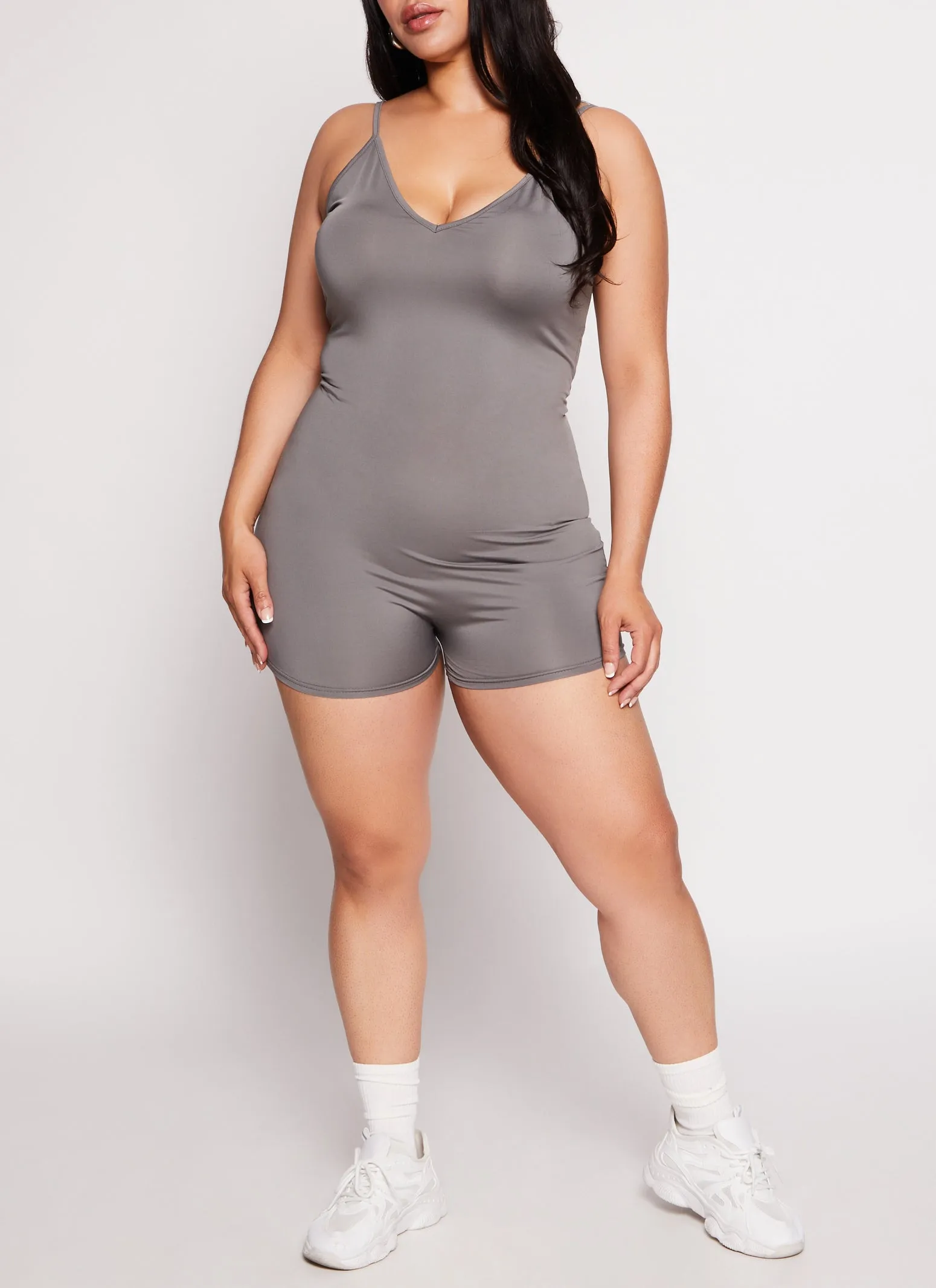 Plus Size Daisy V Neck Romper sold by Rainbow product image thumbnail 2