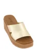 Single Band Slide Platform Wedge Sandals sold by Rainbow