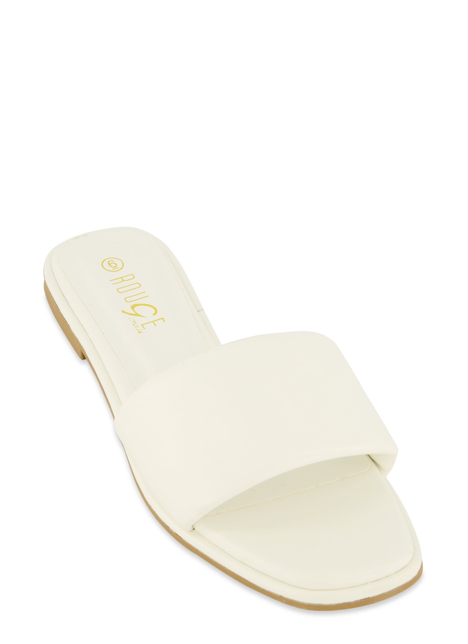 Single Band Square Toe Slide Sandals sold by Rainbow