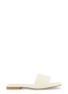 Single Band Square Toe Slide Sandals sold by Rainbow