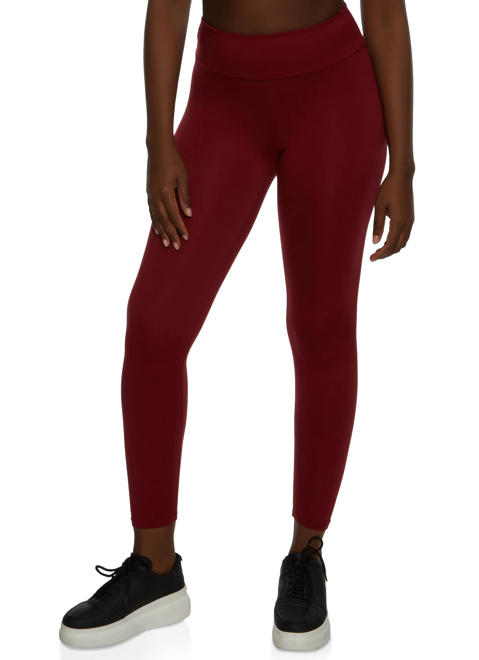 Wide Waistband High Waist Leggings sold by Rainbow