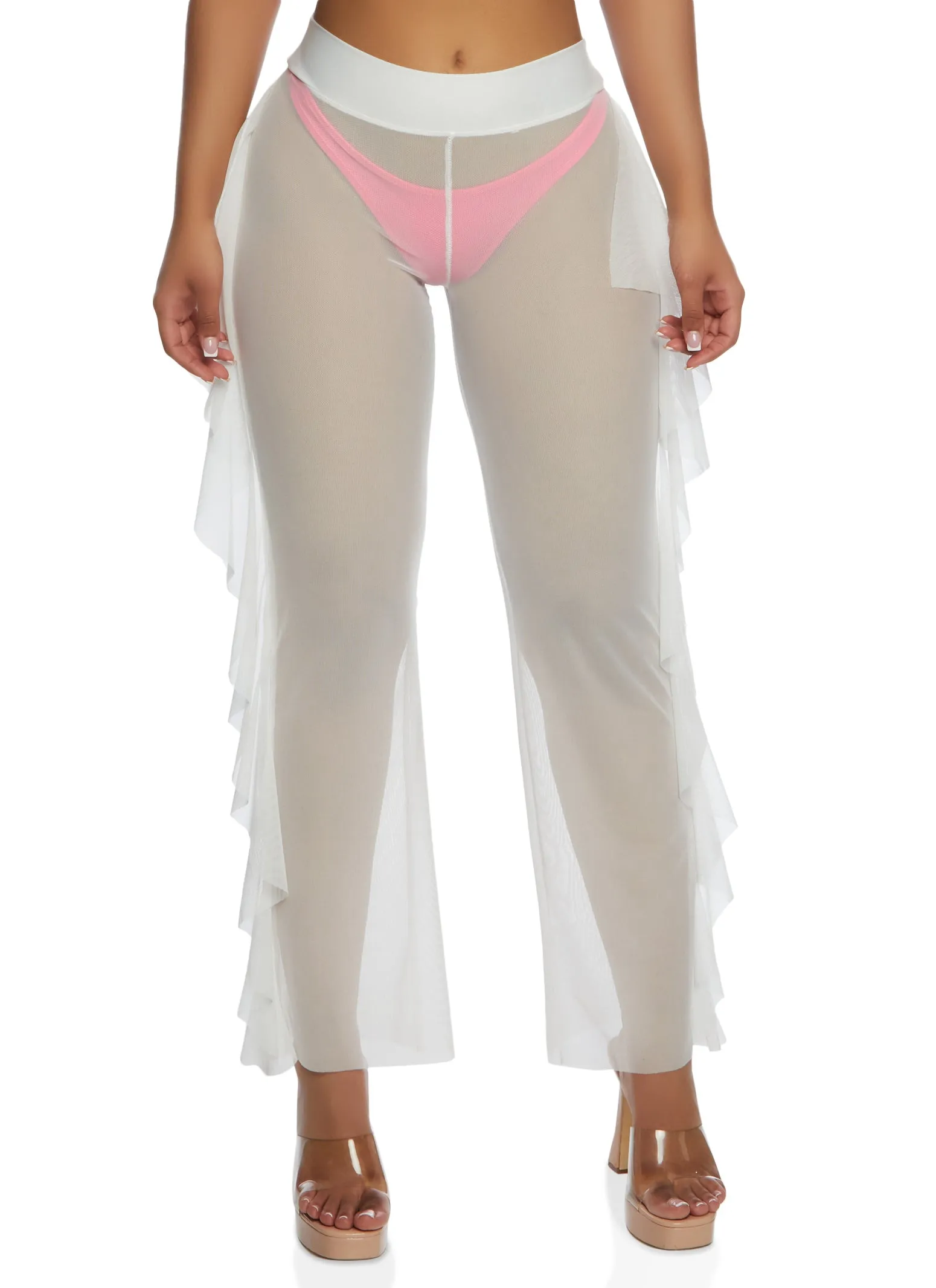 Sheer Mesh Cover Up Pants sold by Rainbow product image thumbnail 2