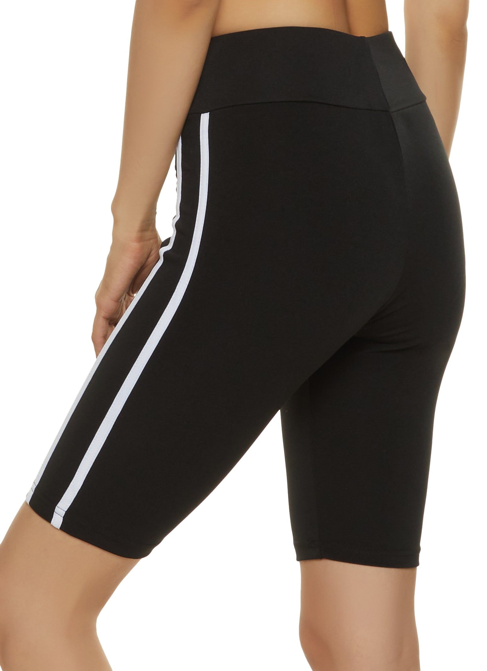 Varsity Stripe Biker Shorts sold by Rainbow product image thumbnail 2