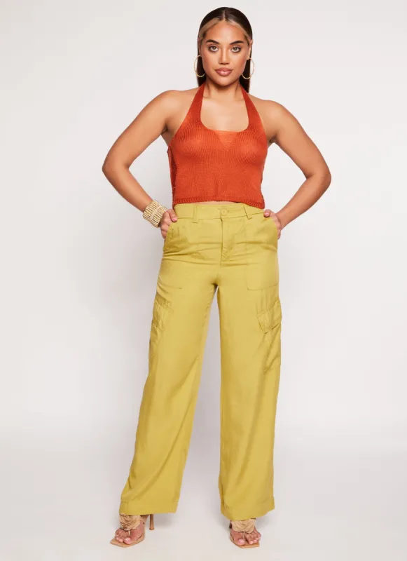 Straight Leg Cargo Pants sold by Rainbow