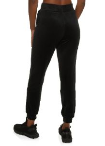 Solid Velour Joggers sold by Rainbow