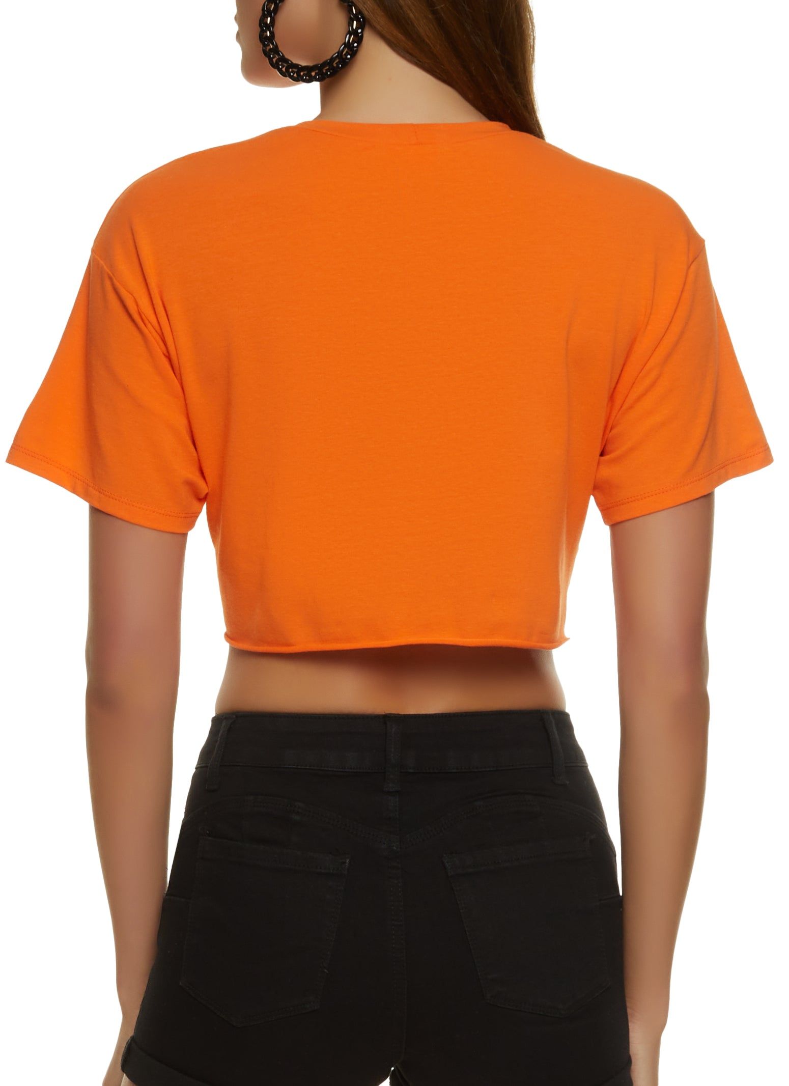 Velvet Burnout Good Vibes Graphic Crop Top sold by Rainbow product image thumbnail 2