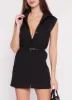 Belted Sleeveless Snap Button Front Mini Dress sold by Rainbow