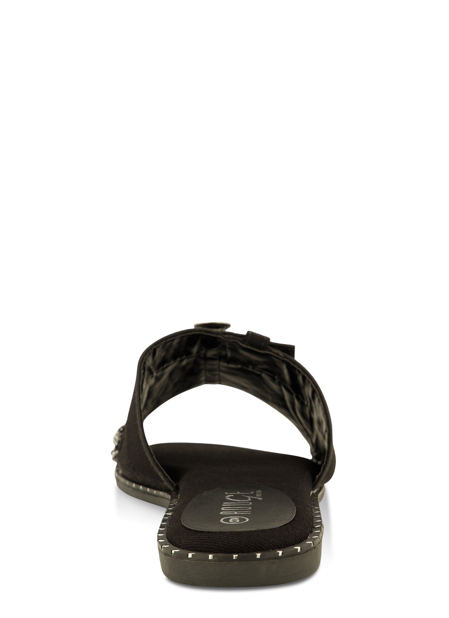 Studded Trim Denim Slide Sandals sold by Rainbow product image thumbnail 3