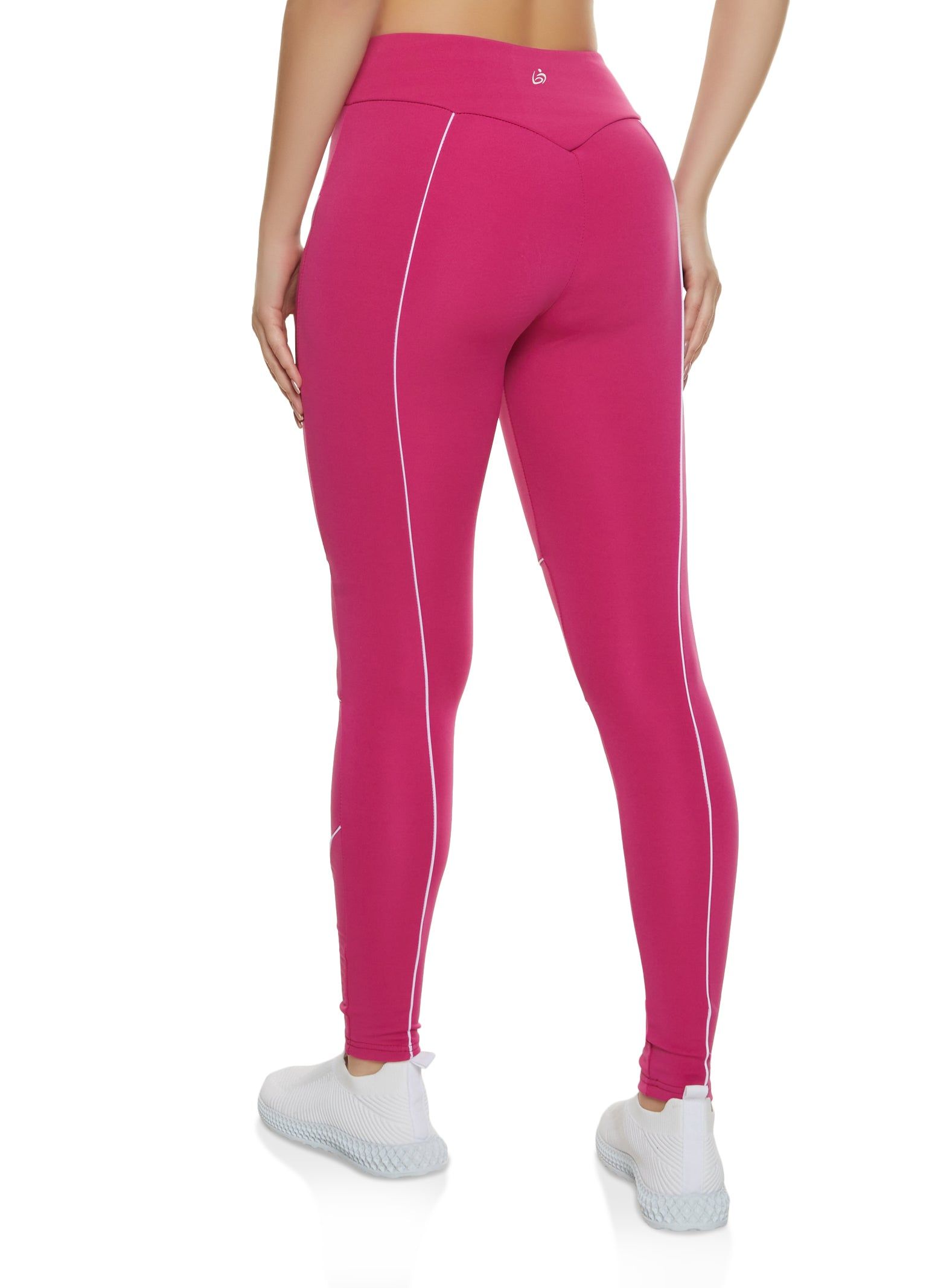 High Waist Contrast Piping Leggings sold by Rainbow product image thumbnail 2