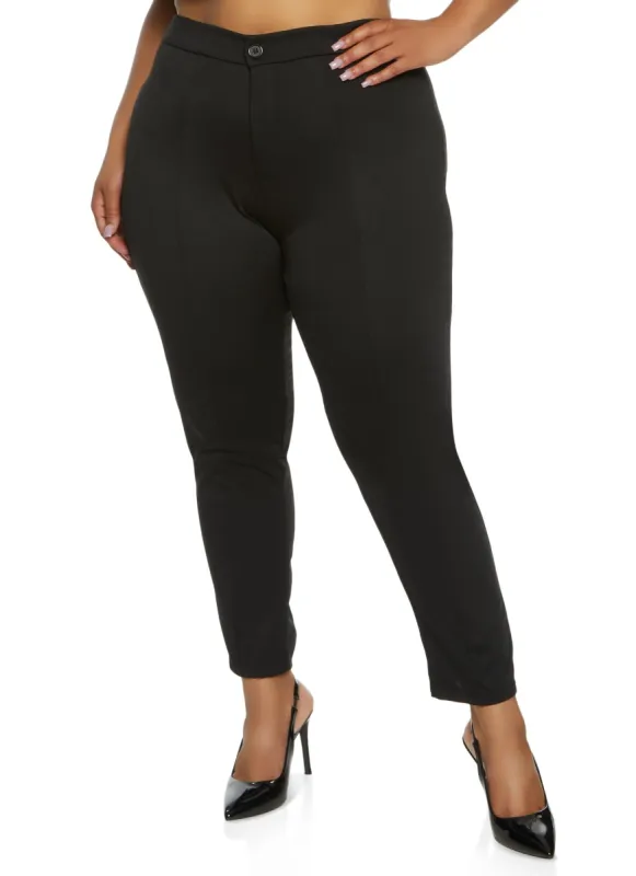 Plus Size Ponte Dress Pants sold by Rainbow
