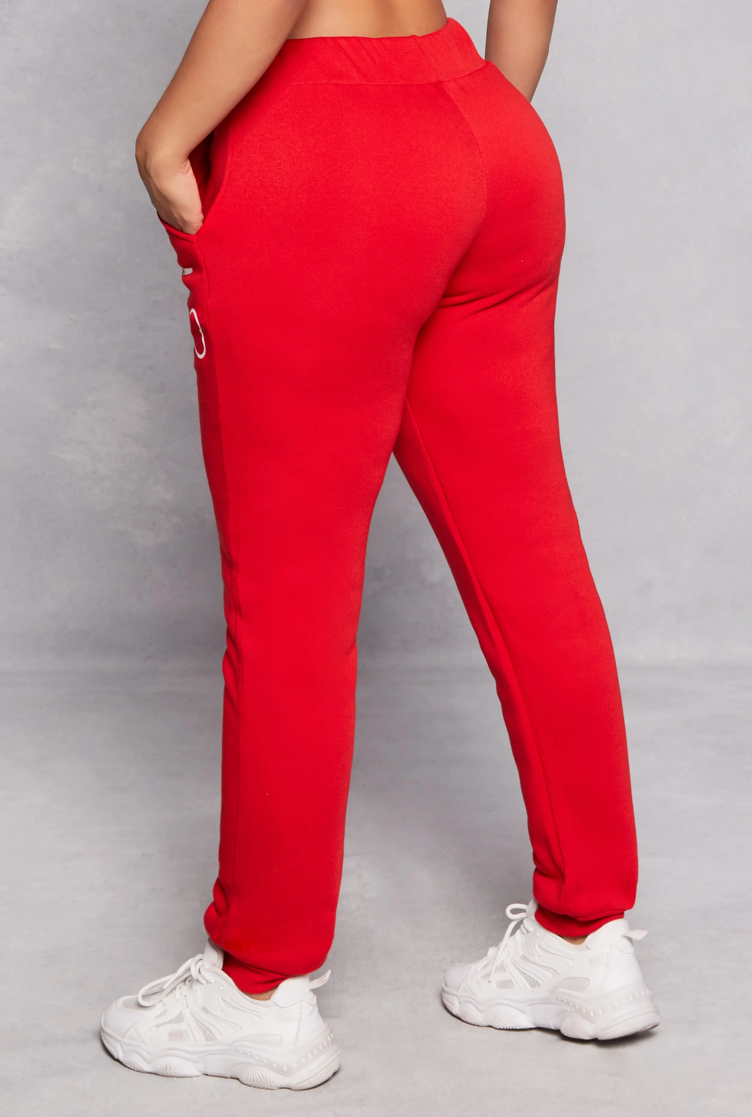 Heartbeat Graphic Joggers sold by Rainbow product image thumbnail 3