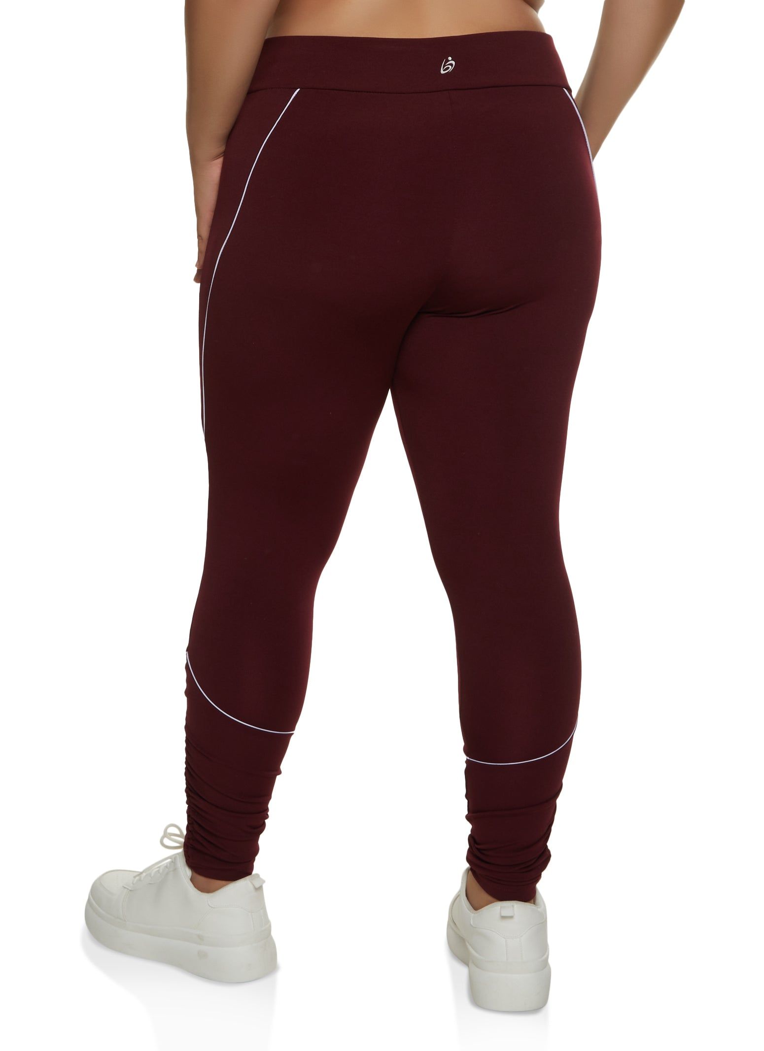Plus Size Contrast Piping Leggings sold by Rainbow product image thumbnail 2